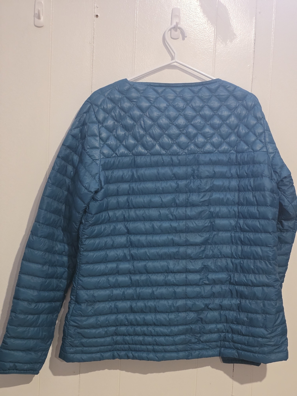 Patagonia Women’s AlpLight Down Quilted Pullover Jacket - Teal Blue - Picture 2 of 9
